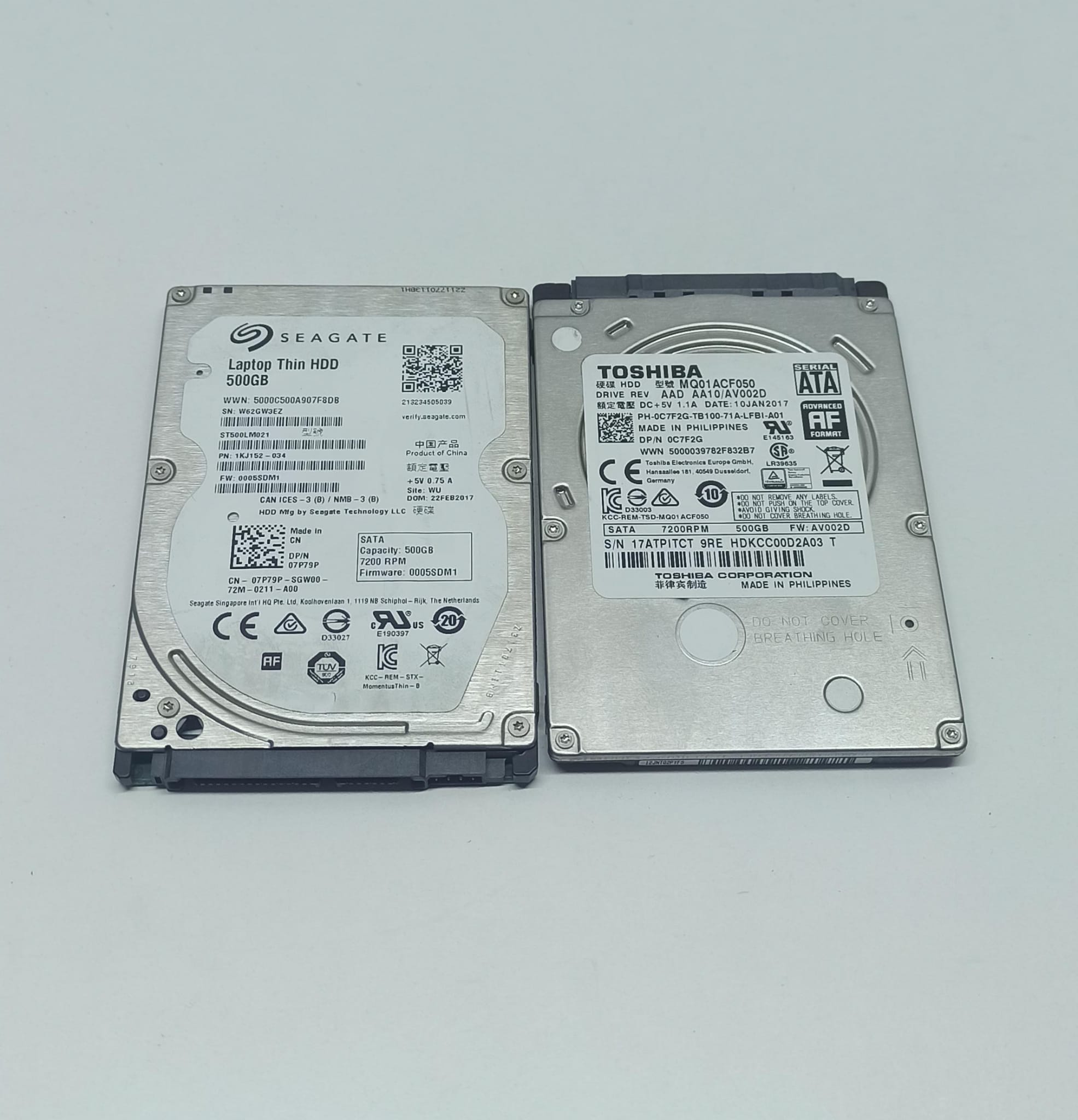 2.EL HDD 2.5 500  MUHTELİF MARKA