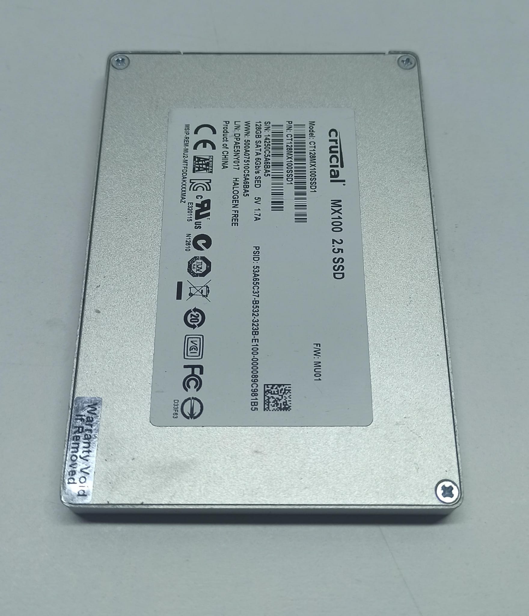 2.EL HDD SSD 120-128GB MUHTELİF MARKA