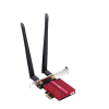 AĞ ADAPTÖRÜ CUDY WE3000S AX5400MBPS 2.4G/5G/6GHZ 2*5DBİ ANTEN BT5.2 MU-MIMO KABLOSUZ Wİ-Fİ 6E PCIE