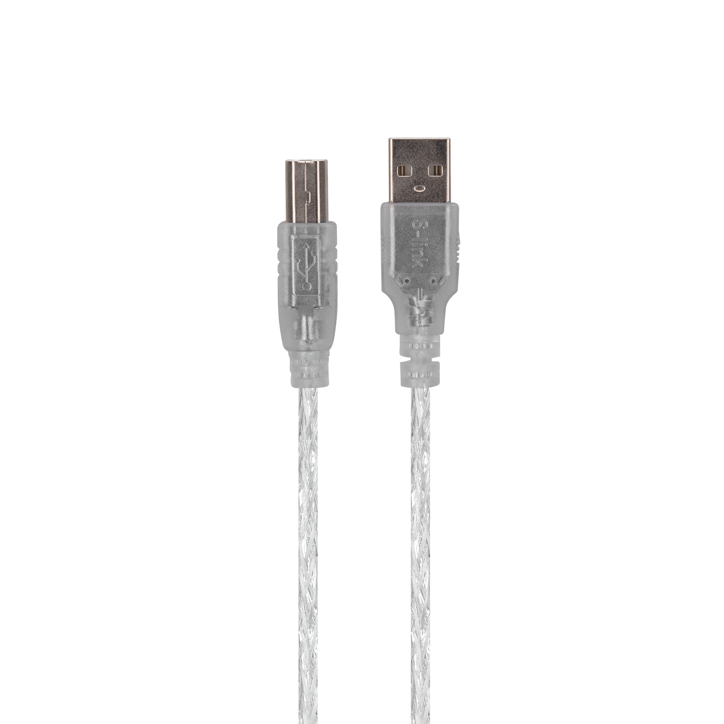 AKS KABLO YAZICI 1.5 METRE S-LİNK SL-U2015 USB 2.0 ŞEFFAF