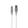 AKS KABLO YAZICI 1.5 METRE S-LİNK SL-U2015 USB 2.0 ŞEFFAF