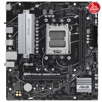 ANAKART ASUS PRIME B650M-R AMD DDR5 7200+(OC) HDMI M.2 AMD AM5