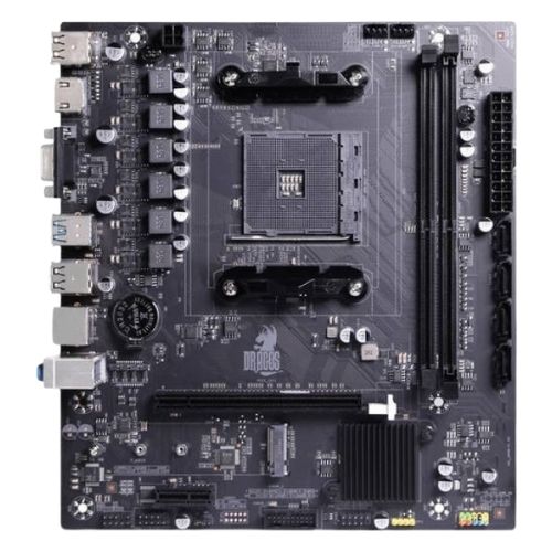ANAKART DRAGOS B450M DRAGMODE DDR4 3200MHZ M2 HDMI VGA SES ETHERNET AMD AM4