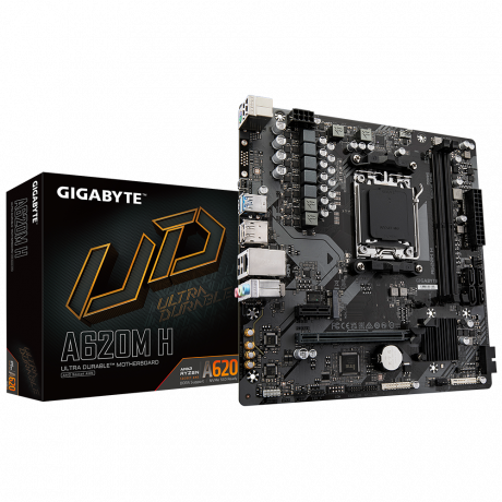 ANAKART GIGABYTE A620M H DDR5 6400MHZ (OC) HDMI DP MATX AM5