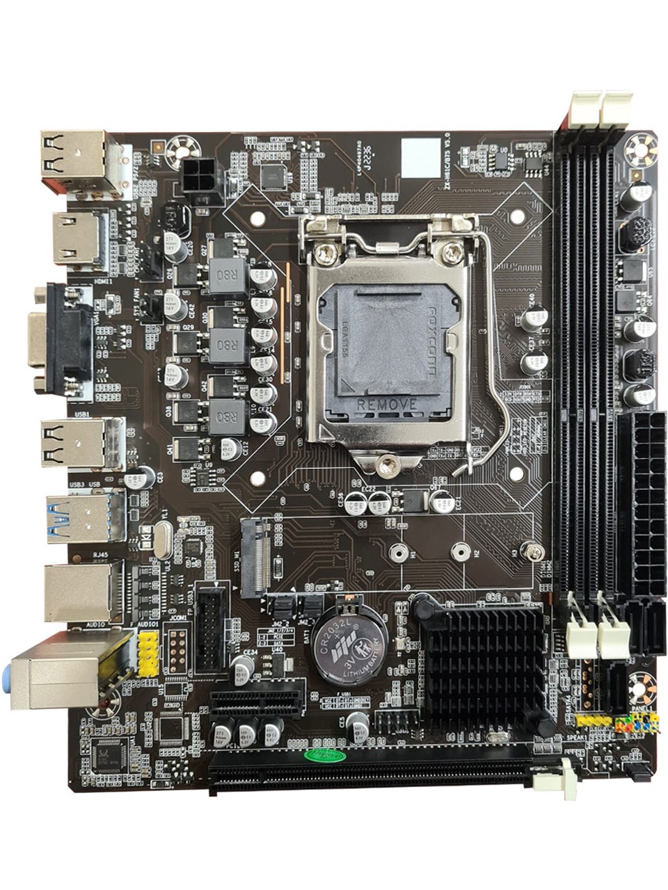 ANAKART TURBOX B75 (H61) DDR3 HDMI VGA SES ETHERNET 1155 PIN 2.3. NESİL