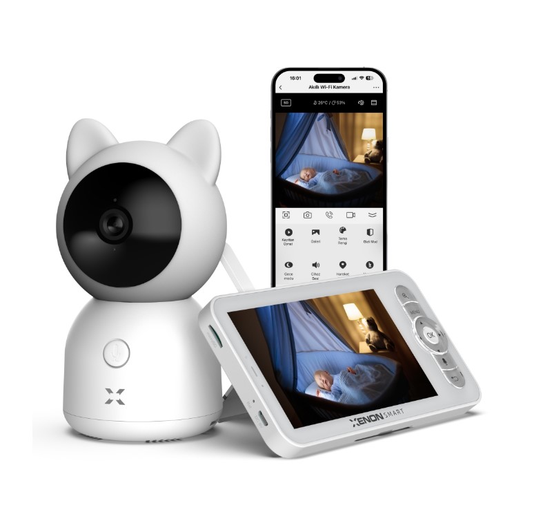 BEBEK KAMERASI XENON SMART MONITORLU X7202