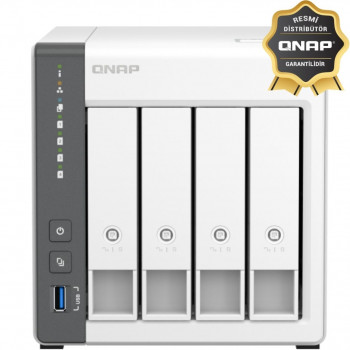 DEPOLAMA ÜNİTESİ QNAP TS-433-4G 4 YUVALI 4GB (RESMİ DİSTRİBÜTÖR GARANTİLİ)