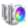 FAN CPU CM HYPER 622 HALO WHİTE ARGB 120MMX2 HAVA SOĞUTUCU LGA1700/AM5