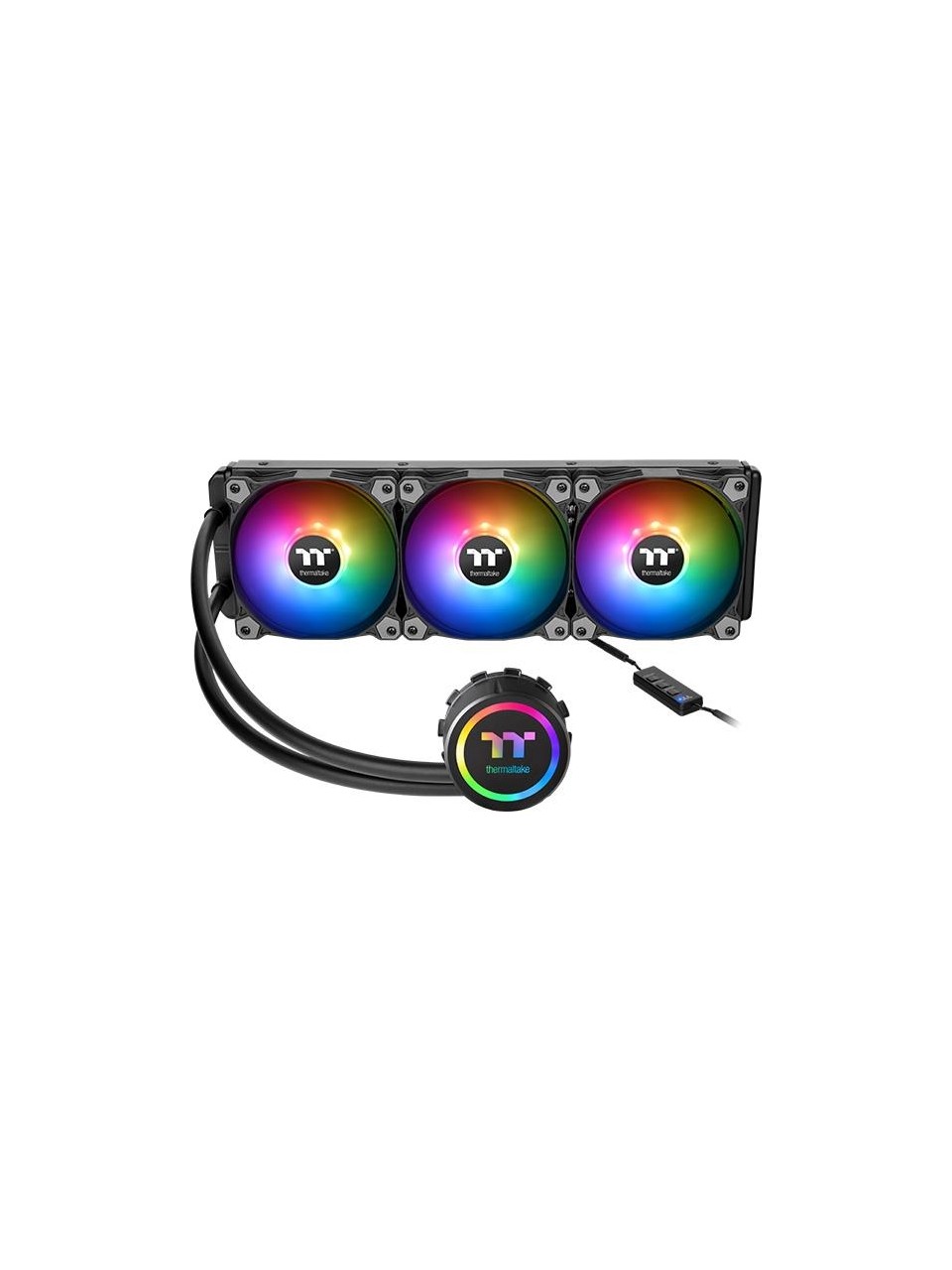 FAN CPU SIVI SOĞUTUCU THERMALTAKE WATER 3.0 360 SYNC EDİTİON ADRESLENEBİLİR RGB LEDLİ (AM4, LGA2066)