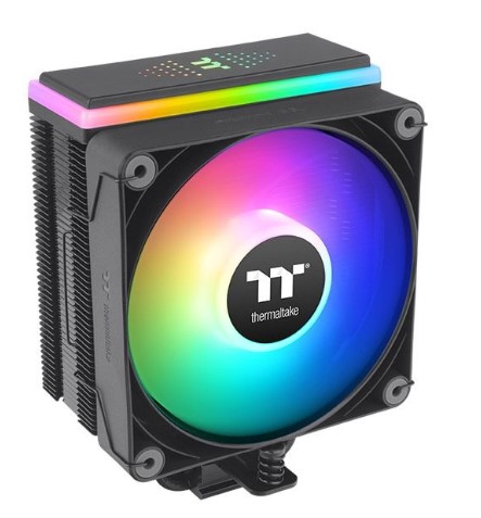FAN CPU THERMALTAKE ASTRİA 200 BLACK 12CM ARGB FANLI, ARGB TT LOGO LEDLİ LGA1700/AM5 UYUMLU