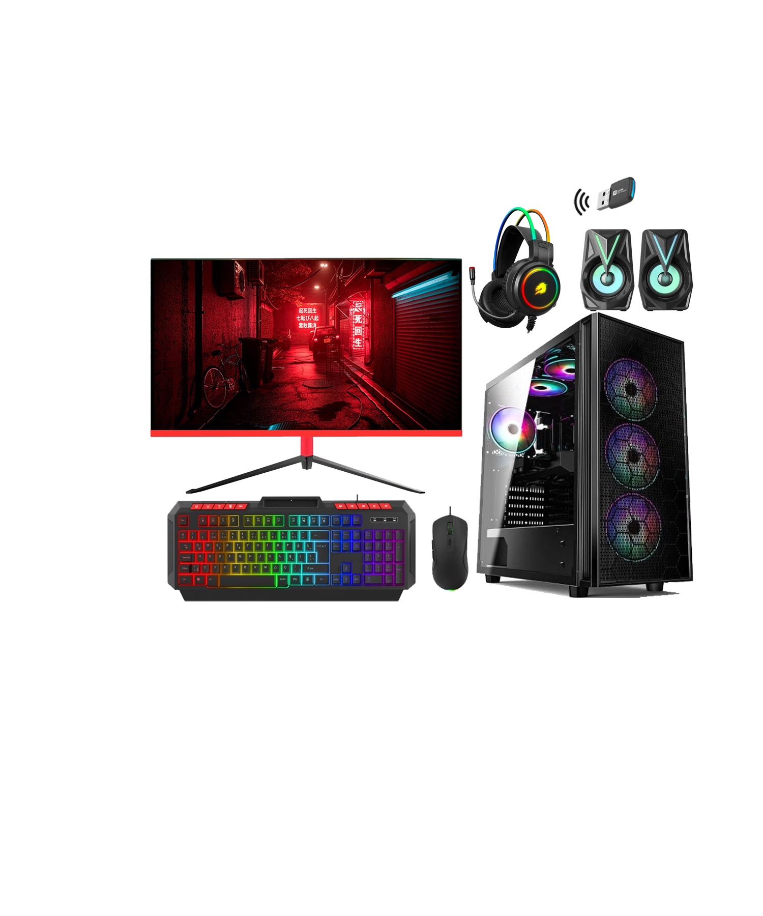 GAMEBOOSTER İ9 14.Nesil 14900K 32GB DDR5 1TB M2 RX7700XT VGA 