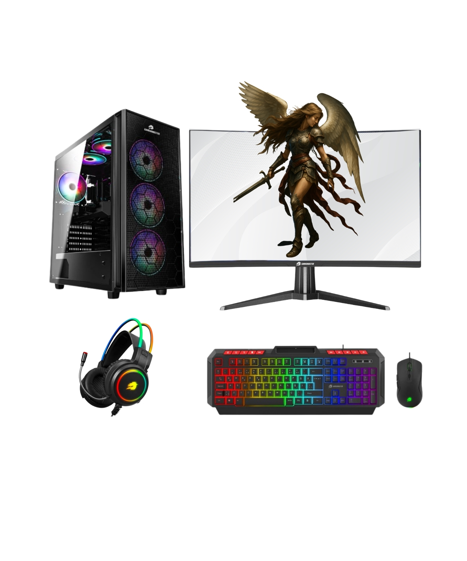 GAMEBOOSTER İ9 14.Nesil 14900KF 64GB DDR5 1TB M2 RX7700XT VGA 