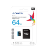 HAFIZA KARTI 64GB ADATA PREMİER100MB/S CLASS10 A1 ADAPTÖRLÜ MİCROSDXC HAFIZA KARTI
