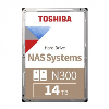 HDD 3.5 14TB TOSHIBA N300 7200RPM SATA 512MB HDWG51EUZSVA NAS DİSK
