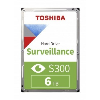 HDD 3.5 6TB TOSHIBA 5400RPM S300 PRO SATA3 256MB 7/24 HDWT860UZSVA 7/24 GUVENLIK DİSKİ