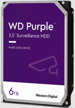 HDD 3.5 6TB WD PURPLE SATA 6GB/S 256MB DV 7X24 WD64PURZ 7/24 GUVENLIK DİSKİ