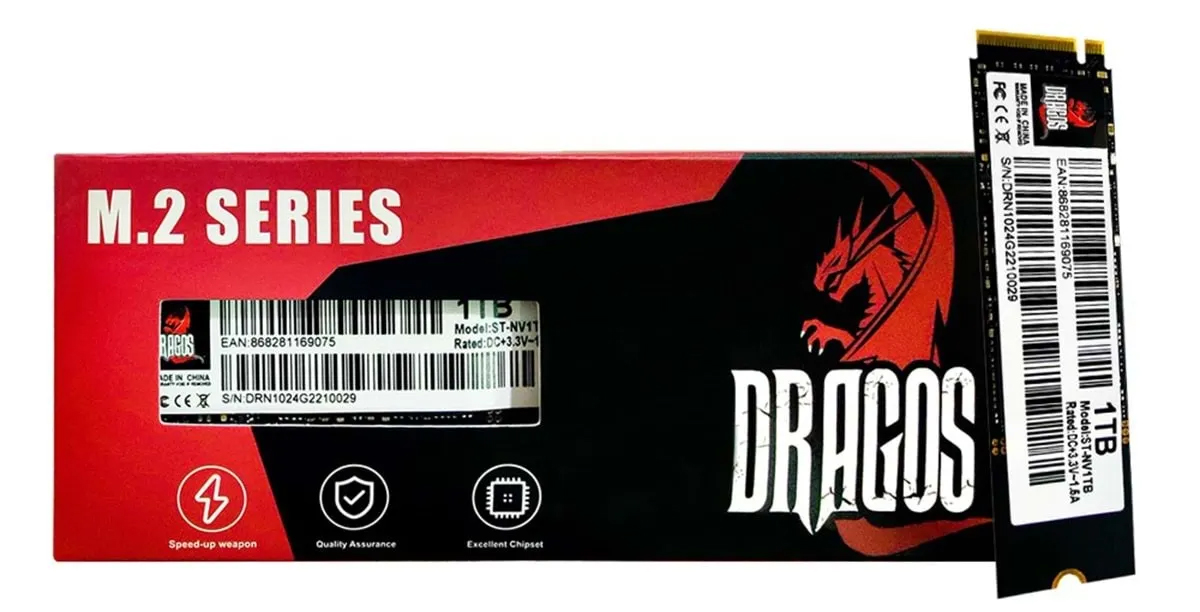HDD SSD 1TB M2 NVME DRAGOS FASTLAP C M2SSD SATA3 2243/1594 1T
