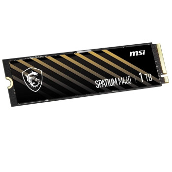 HDD SSD 1TB M2 NWME MSI SPATIUM M460 1TB PCIE 4.0 NVME M.2 SSD