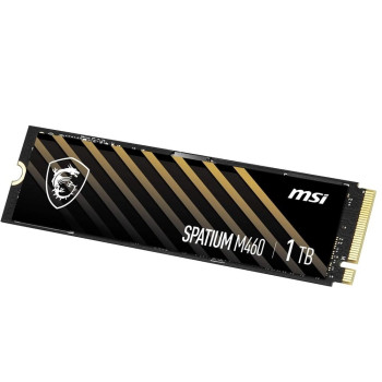 HDD SSD 1TB M2 NWME MSI SPATIUM M460 1TB PCIE 4.0 NVME M.2 SSD