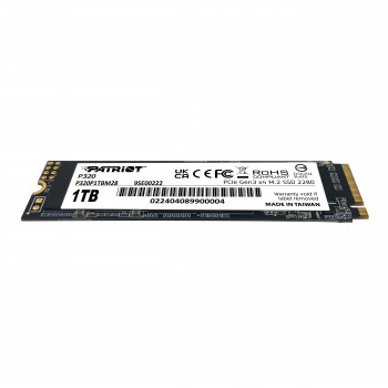HDD SSD 1TB M2 NWME PATRİOT P320 1TB 3000/2200MB/S NVME M.2 SSD DİSK (P320P1TBM28)