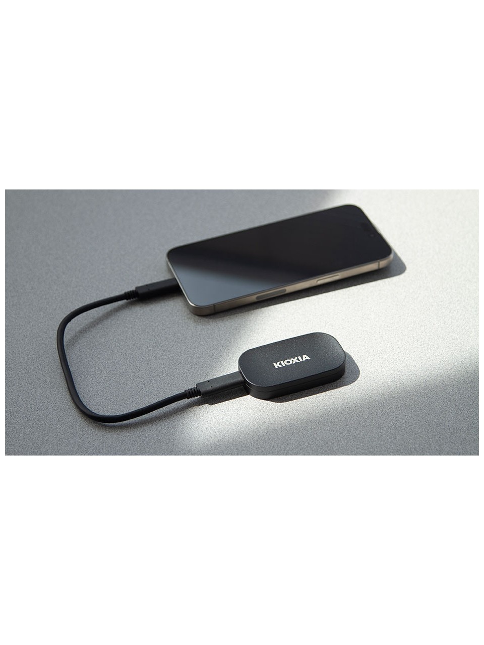 HDD SSD 2TB M2 NVME KIOXIA EXCERIA PLUS G2 PORTABLE SSD, GEN2  R:1050MB/S W:1000 MB/S