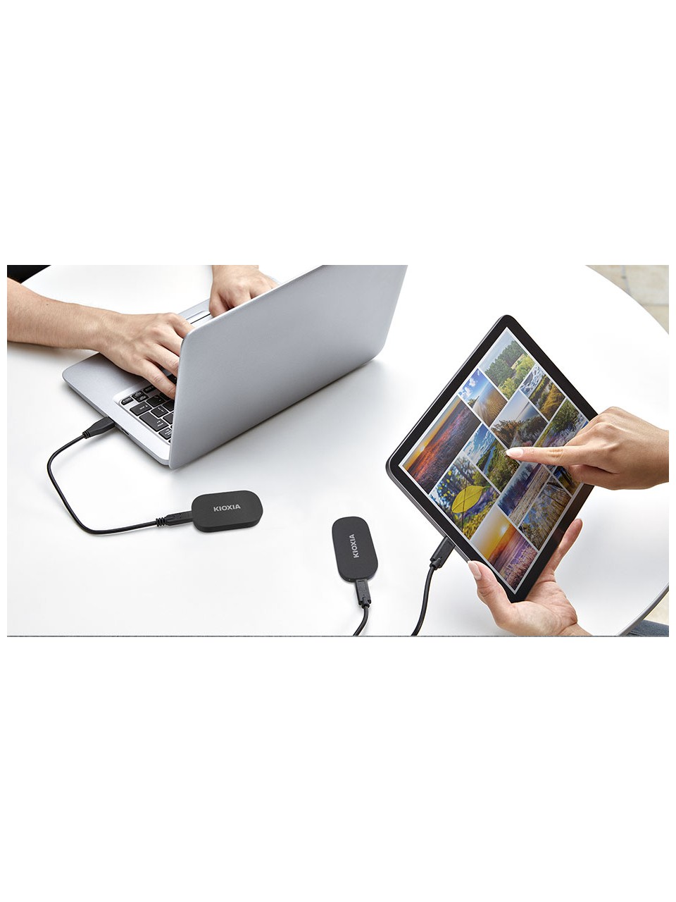 HDD SSD 2TB M2 NVME KIOXIA EXCERIA PLUS G2 PORTABLE SSD, GEN2  R:1050MB/S W:1000 MB/S