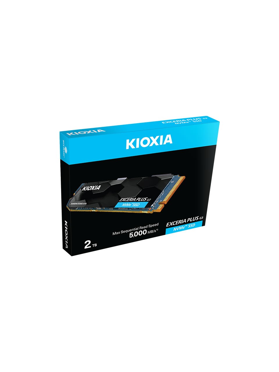 HDD SSD 2TB M2 NVME KIOXIA EXCERİA PLUS G3 GEN4 M.2 SATA SSD R:5000MB/S W:3900 MB/S