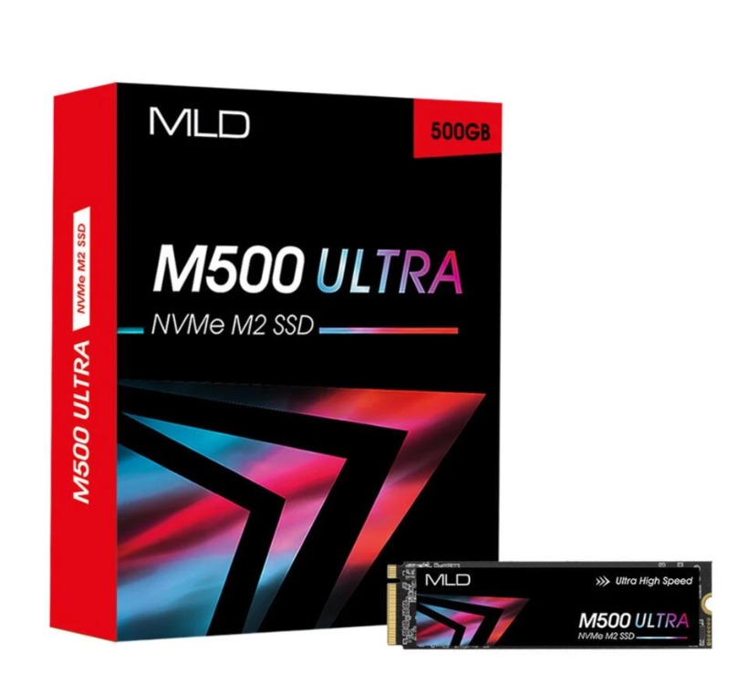HDD SSD 500GB M2 NVME MLD M500 ULTRA 2280 GEN4X4 SSD R:7000/ W: 4700 MB
