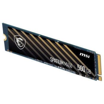 HDD SSD 500GB M2 NWME 500GB MSI SPATIUM M450 NVME M.2 SSD 3600/2300MB/S