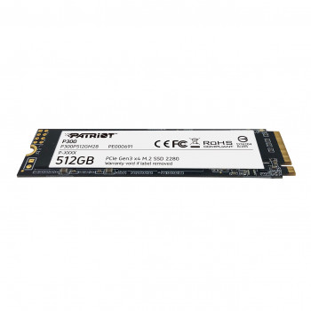 HDD SSD 512GB M2 NWME PATRİOT P300 512GB 1700/1100MB/S NVME M.2 SSD DİSK (P300P512GM28)