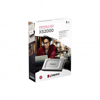 HDD TAŞIINABİLİR 1TB KINGSTON USB3.2 2000/2000MB/S SXS2000/1000G (USB-C KABLO DAHİL)