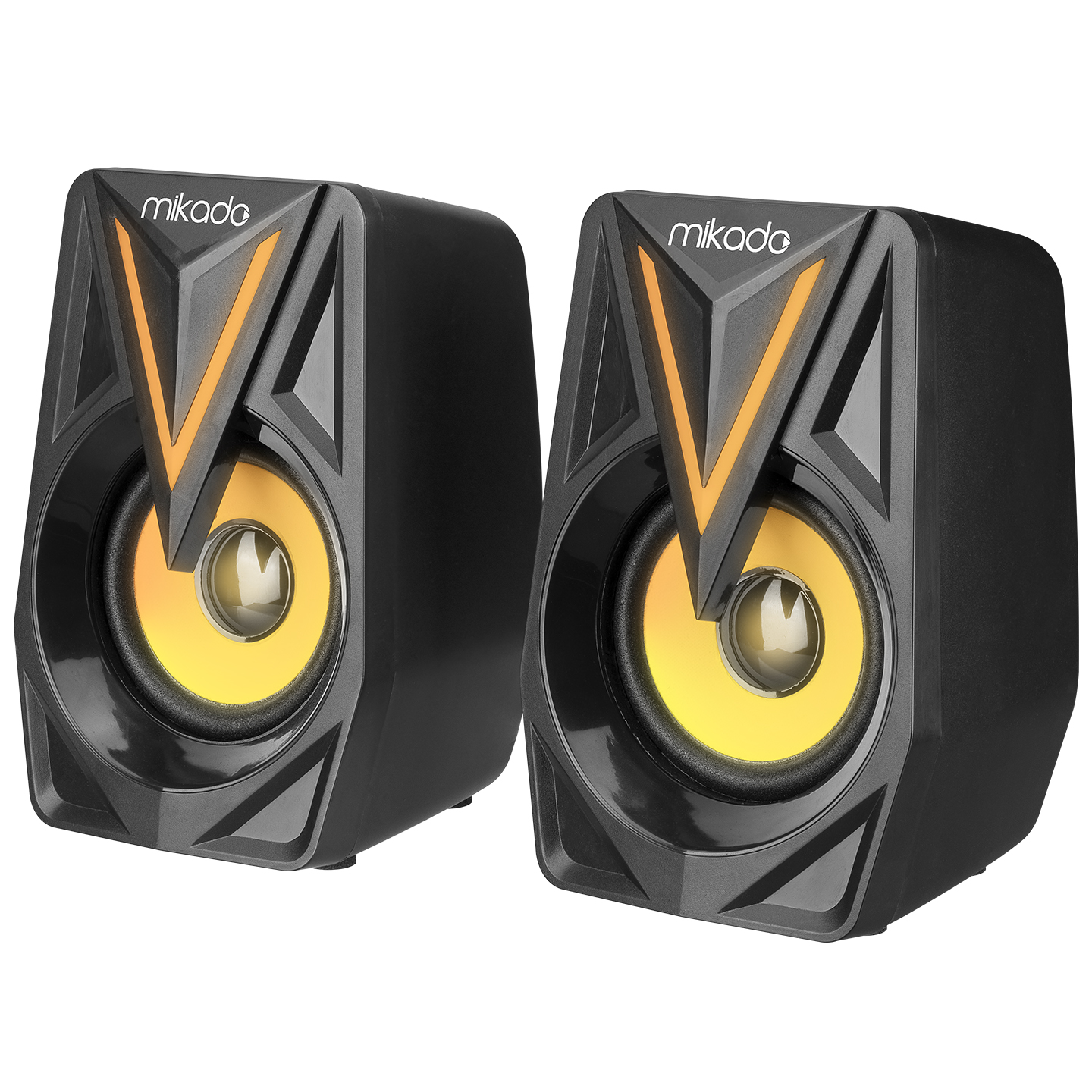 HOPARLÖR MİKADO MD-S23 GLARE 2.0 MULTİMEDİA 3W*2 USB SİYAH GAMING