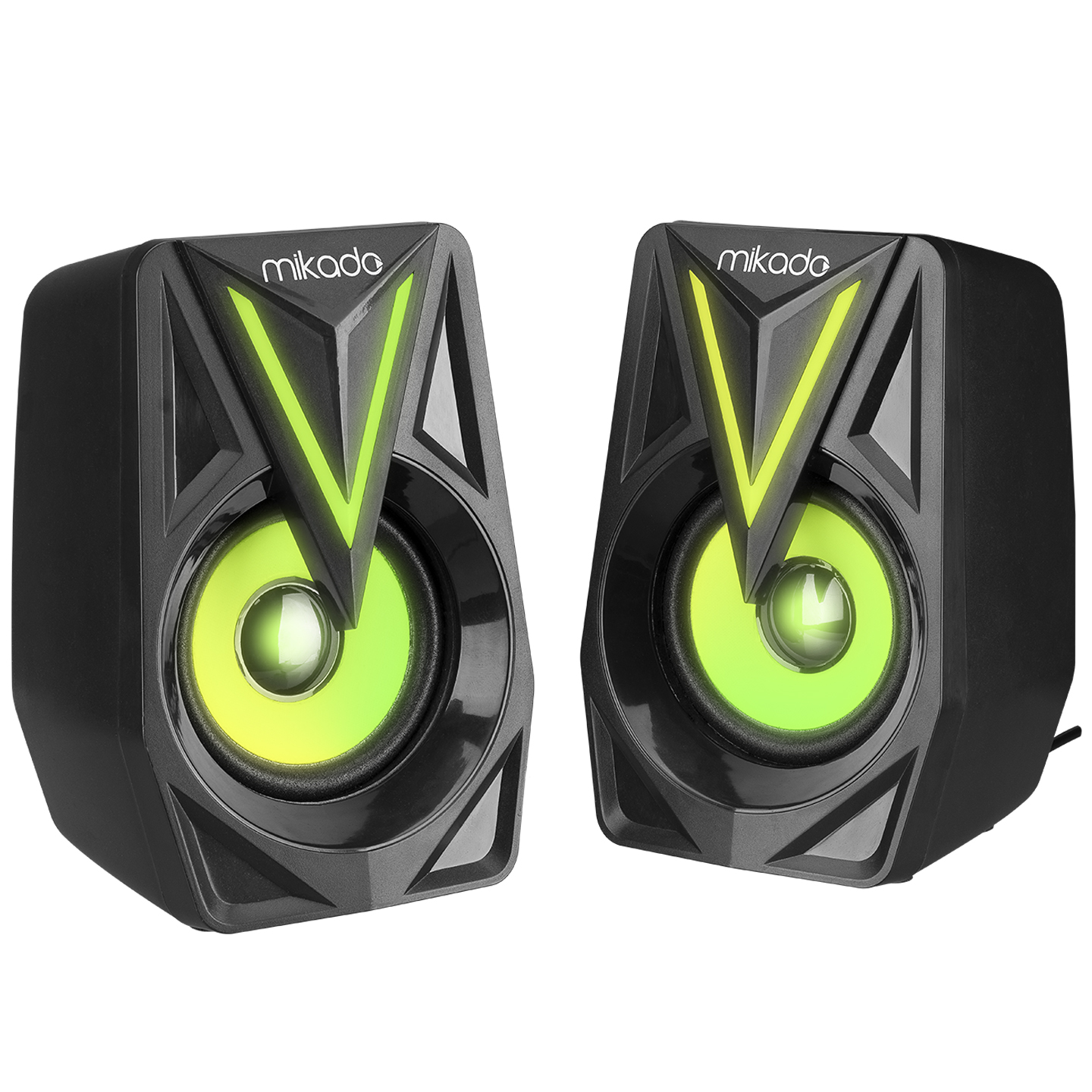 HOPARLÖR MİKADO MD-S23 GLARE 2.0 MULTİMEDİA 3W*2 USB SİYAH GAMING