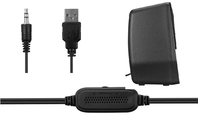 HOPARLÖR MİKADO MD-S23 GLARE 2.0 MULTİMEDİA 3W*2 USB SİYAH GAMING