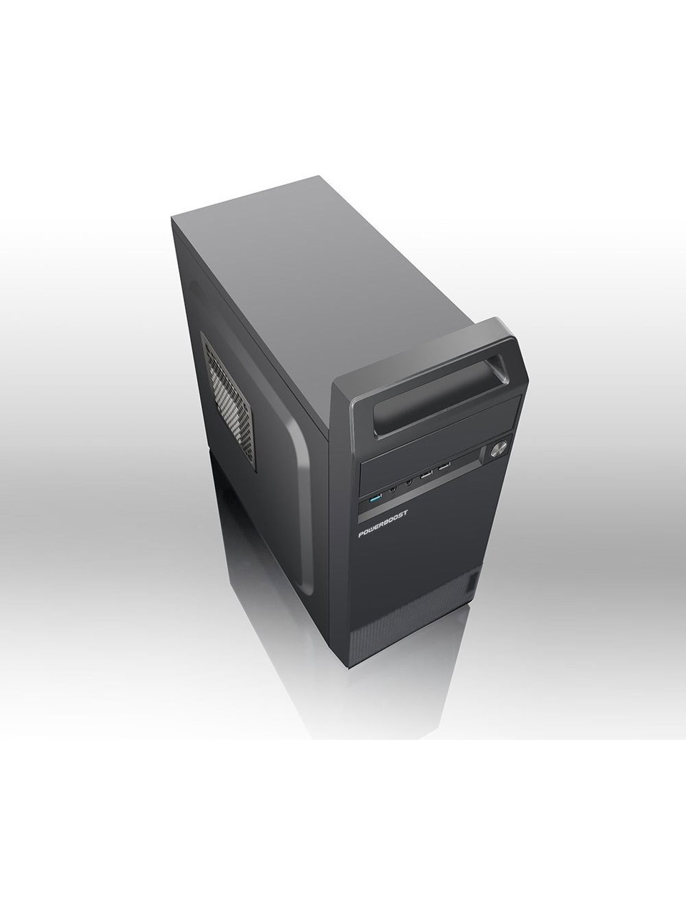 KASA 350W POWERBOOST VK-V02M KULPLU USB 3.0 MİCRO ATX SİYAH KASA