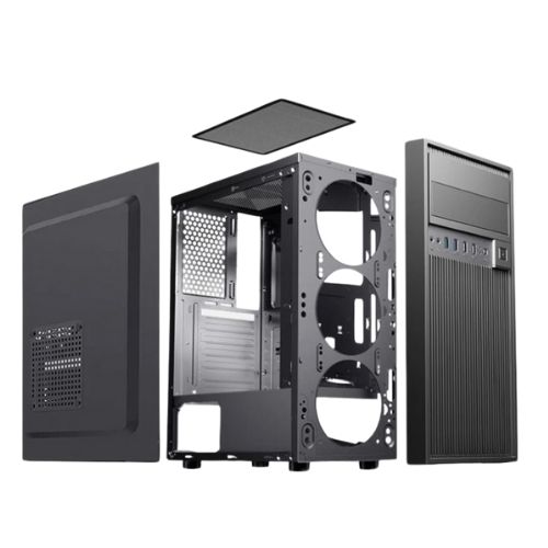 KASA 500W POWER BOOST VK-1651 SİYAH KURUMSAL BİLGİSAYAR KASASI