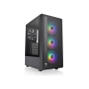 KASA 550W 80+ THERMALTAKE S200 TG ARGB 3X120MM FAN MESH ÖN PANEL, TEMPERED GLASS PENCERELİ OYUNCU KASASI