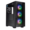 KASA 550W 80+ THERMALTAKE VERSA T25 ARGB 3X120MM FAN TEMPERED GLASS PENCERELİ OYUNCU KASASI