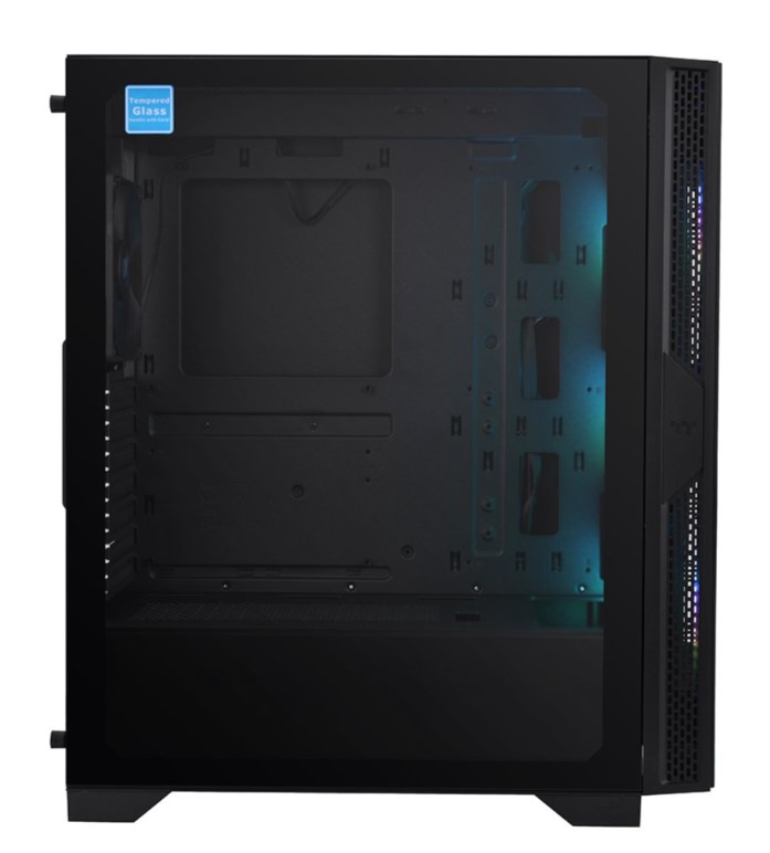 KASA 550W 80+ THERMALTAKE VERSA T25 ARGB 3X120MM FAN TEMPERED GLASS PENCERELİ OYUNCU KASASI