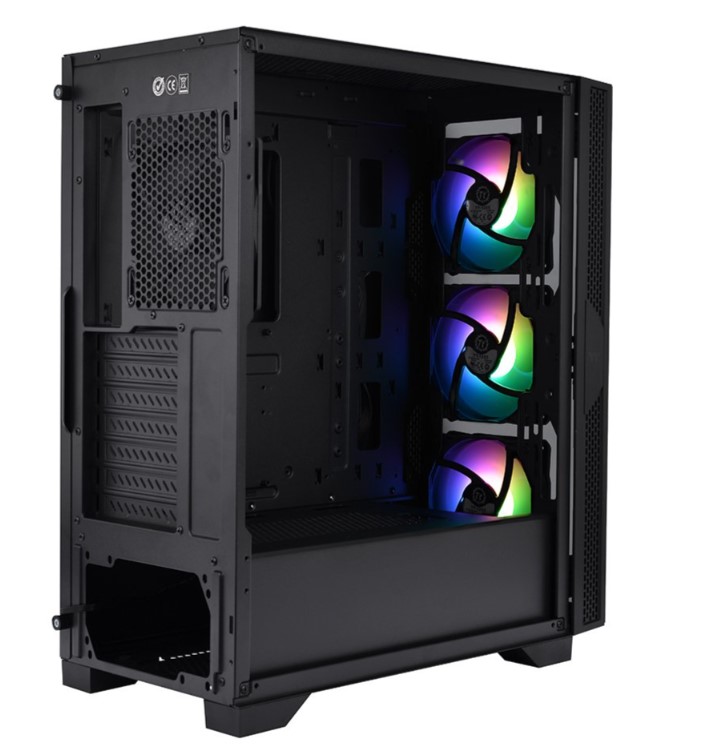 KASA 550W 80+ THERMALTAKE VERSA T25 ARGB 3X120MM FAN TEMPERED GLASS PENCERELİ OYUNCU KASASI
