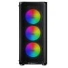 KASA 600W GAMEBOOSTER ROUND A650B APFC USB 3.0 MESH 4*RAİNBOW FANLI MİD-T ATX GAMİNG SİYAH KASA