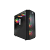 KASA 650W 80+  POWERBOOST X58RGB USB 3.0 MESH 6XRGB FANLI GAMİNG KASA