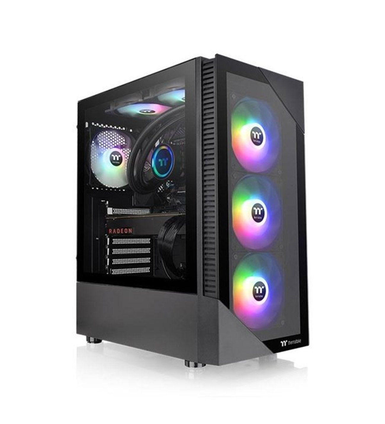 KASA 650W 80+ BRONZE THERMALTAKE V290 TG ARGB 3X120MM FAN MESH ÖN PANEL, PENCERELİ OYUNCU KASASI