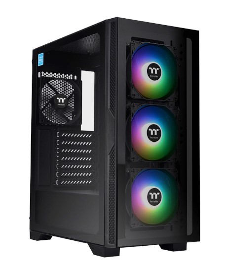 KASA 650W 80+ THERMALTAKE VERSA T25 ARGB 3X120MM FAN TEMPERED GLASS PENCERELİ OYUNCU KASASI