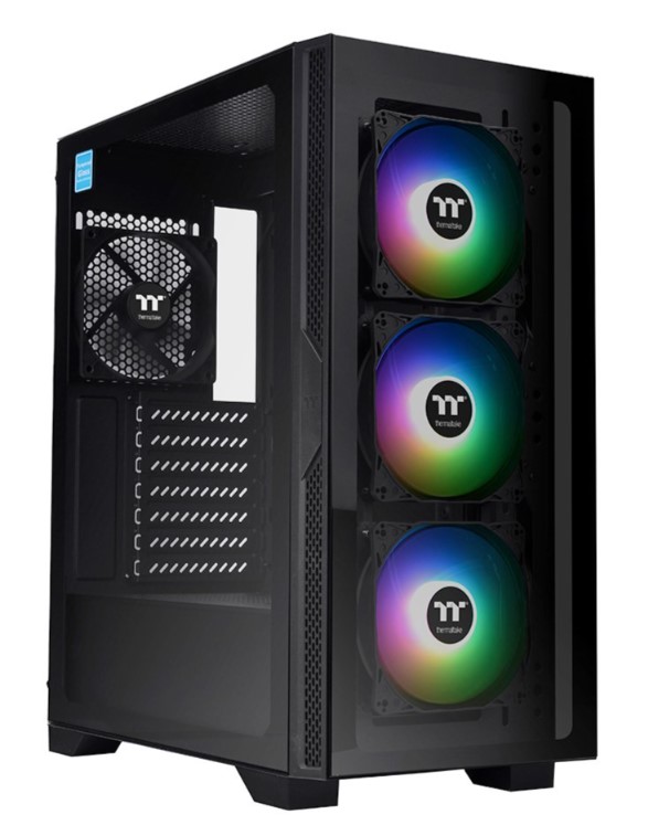 KASA 650W 80+ THERMALTAKE VERSA T25 ARGB 3X120MM FAN TEMPERED GLASS PENCERELİ OYUNCU KASASI