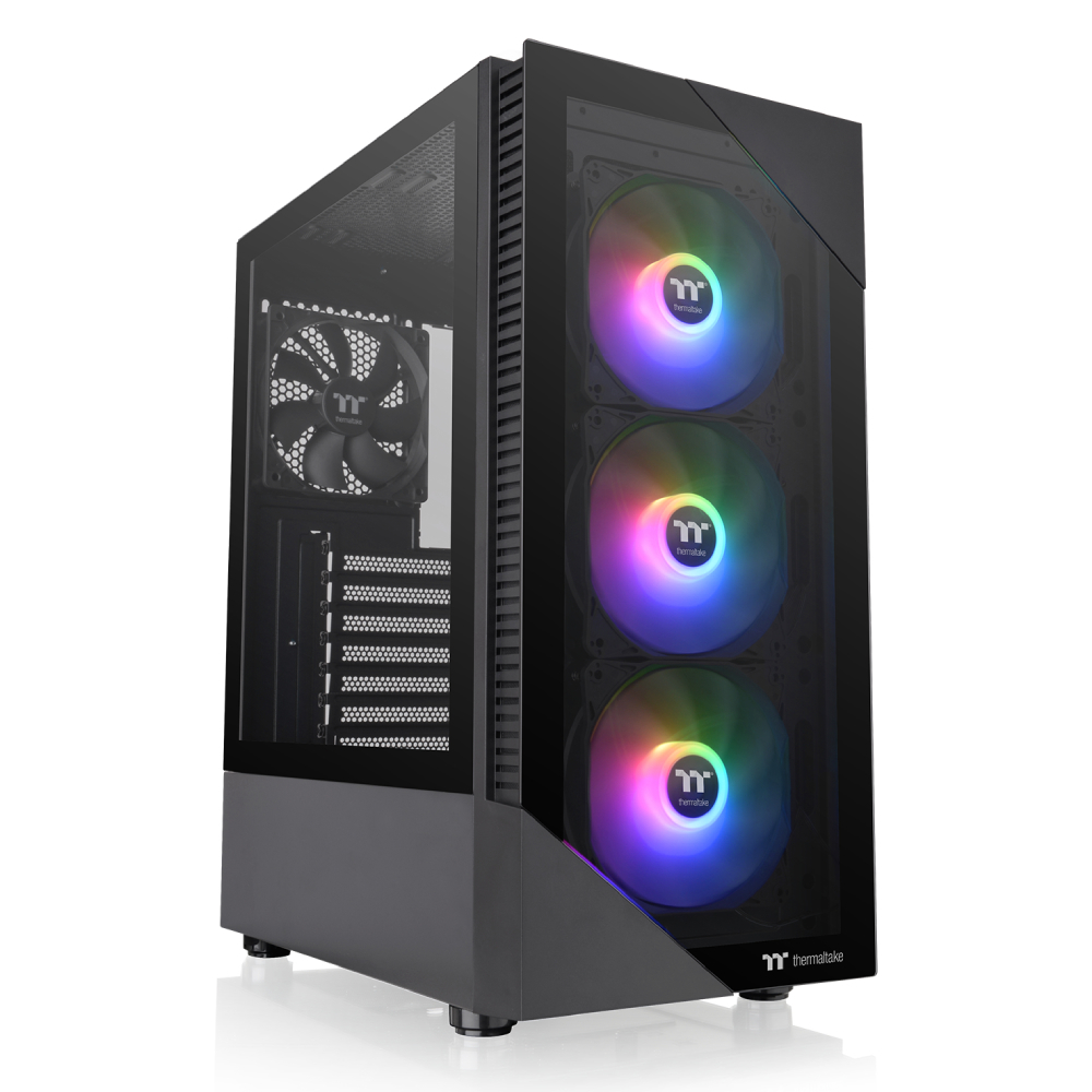 KASA 650W 80+ THERMALTAKE VİEW 200 TG ARGB 3X120MM FAN TEMPERED GLASS PENCERELİ OYUNCU KASASI