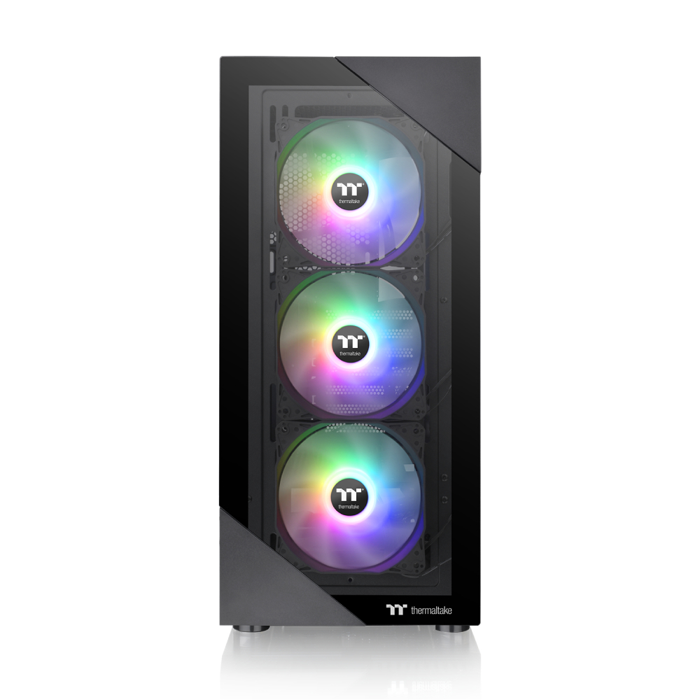 KASA 650W 80+ THERMALTAKE VİEW 200 TG ARGB 3X120MM FAN TEMPERED GLASS PENCERELİ OYUNCU KASASI