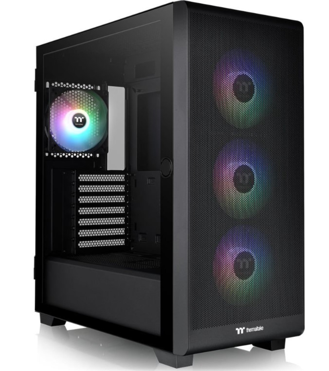 KASA 750W 80+ BRONZE THERMALTAKE S250 TG ARGB 4X120MM FAN MESH ÖN PANEL PENCERELİ OYUNCU KASASI