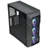 KASA 750W CM MASTERBOX TD500 V2 SİYAH TG ATX 3.1 80+ BRONZE ARGB 4X12CM FANLI, MESH ÖN PANELLİ KASA