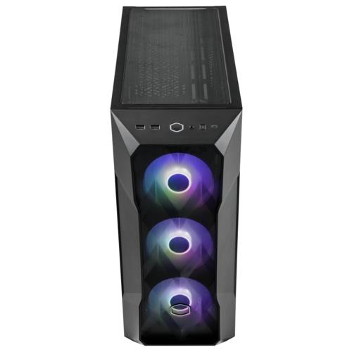 KASA 750W CM MASTERBOX TD500 V2 SİYAH TG ATX 3.1 80+ BRONZE ARGB 4X12CM FANLI, MESH ÖN PANELLİ KASA